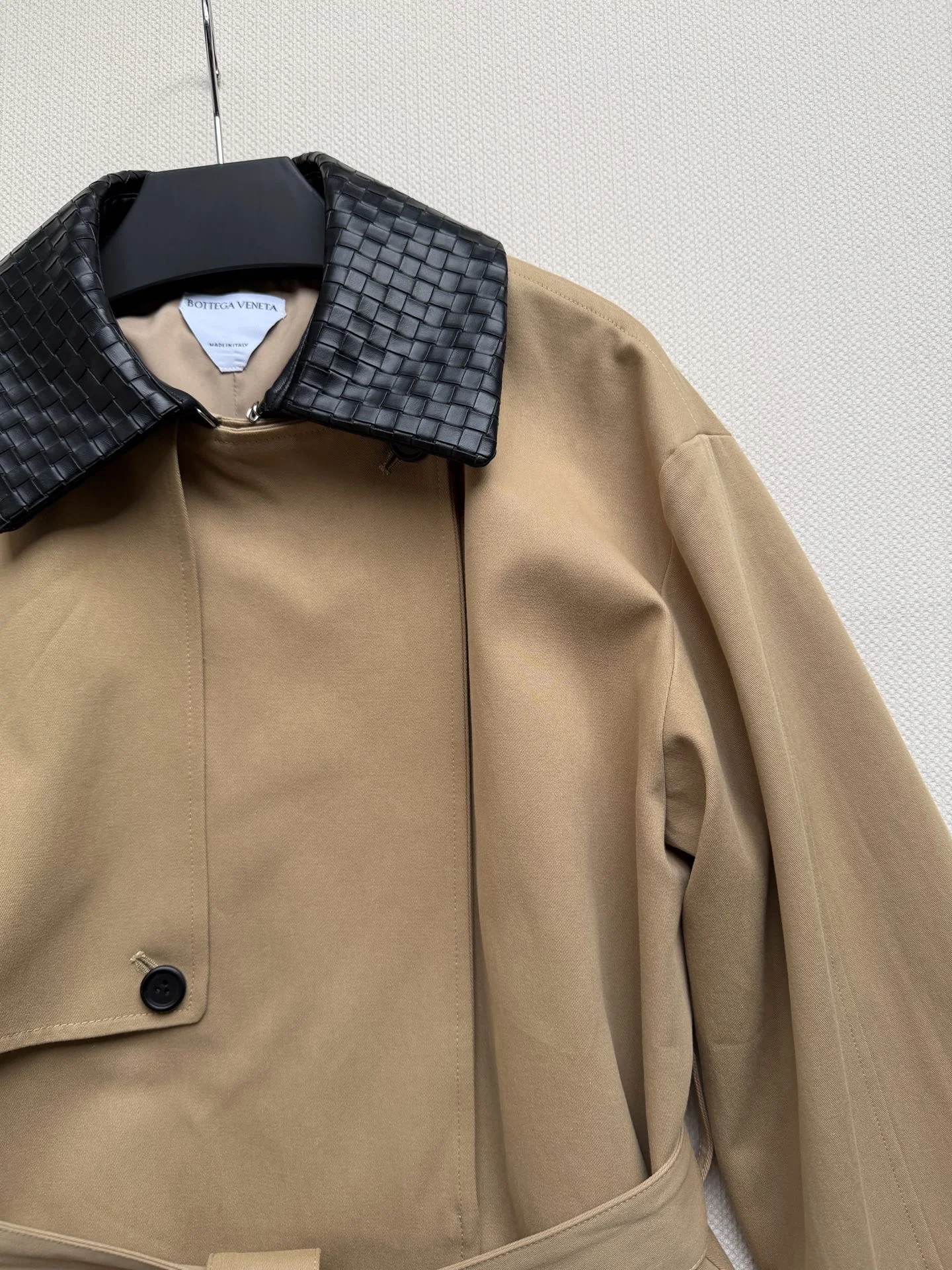 BOTTEGA VENETA Coats Tan-Black S-L E25202609060427 - Image 5