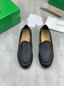 Alternative view of BOTTEGA VENETA Formal Shoes Woven Calfskin Leather Black EU35-44 D10202609110925
