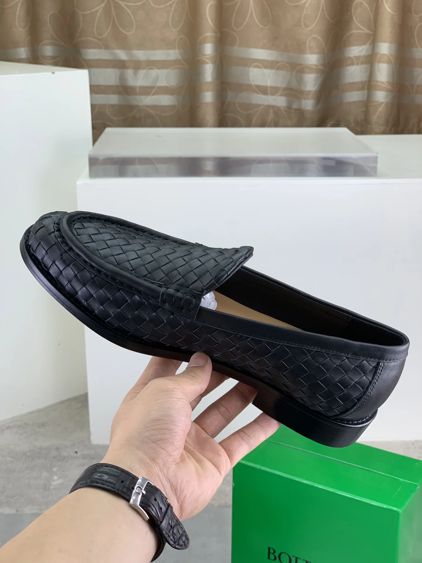 BOTTEGA VENETA Formal Shoes Woven Calfskin Leather Black EU35-44 D10202609110925 - Image 6