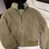BOTTEGA VENETA Jackets Lambskin Brown-Green S-L A650202609063082