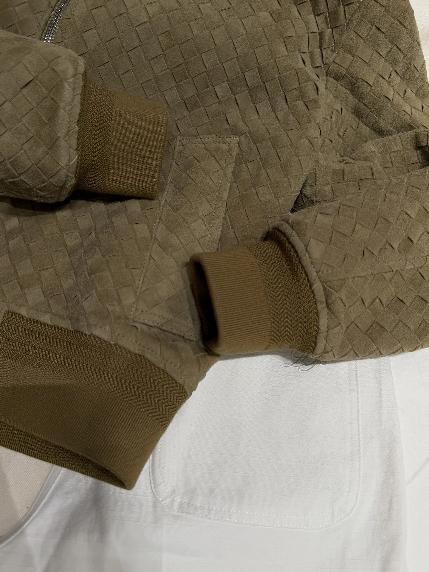 BOTTEGA VENETA Jackets Lambskin Brown-Green S-L A650202609063082 - Image 4