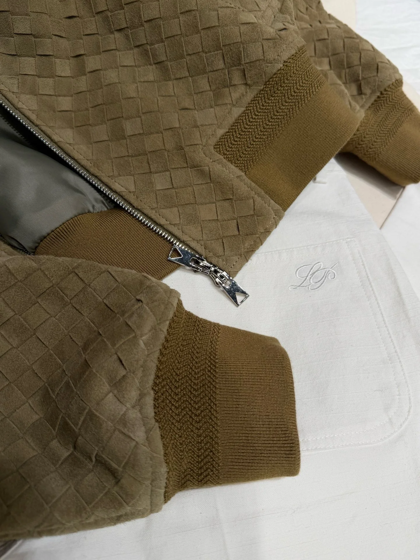 BOTTEGA VENETA Jackets Lambskin Brown-Green S-L A650202609063082 - Image 7