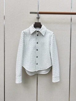 BOTTEGA VENETA Jackets Lambskin Leather White S-M-L A080202609063460