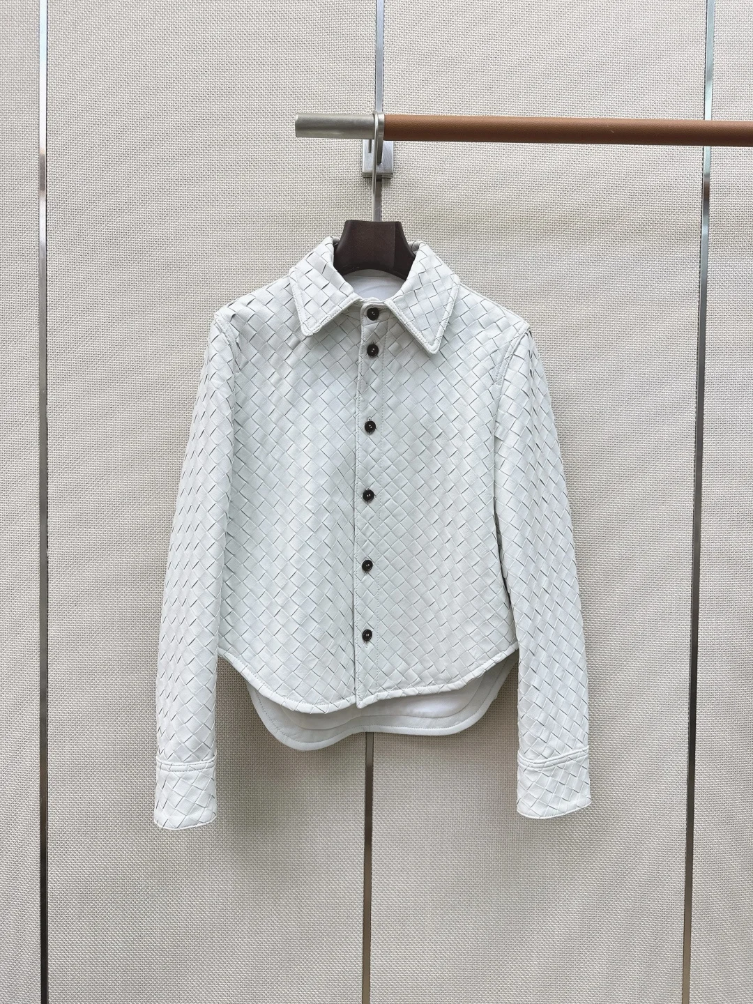 BOTTEGA VENETA Jackets Lambskin Leather White S-M-L A080202609063460