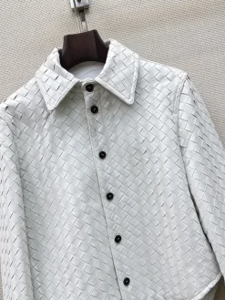 Alternative view of BOTTEGA VENETA Jackets Lambskin Leather White S-M-L A080202609063460