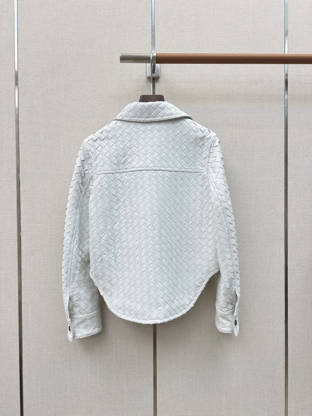 BOTTEGA VENETA Jackets Lambskin Leather White S-M-L A080202609063460 - Image 8
