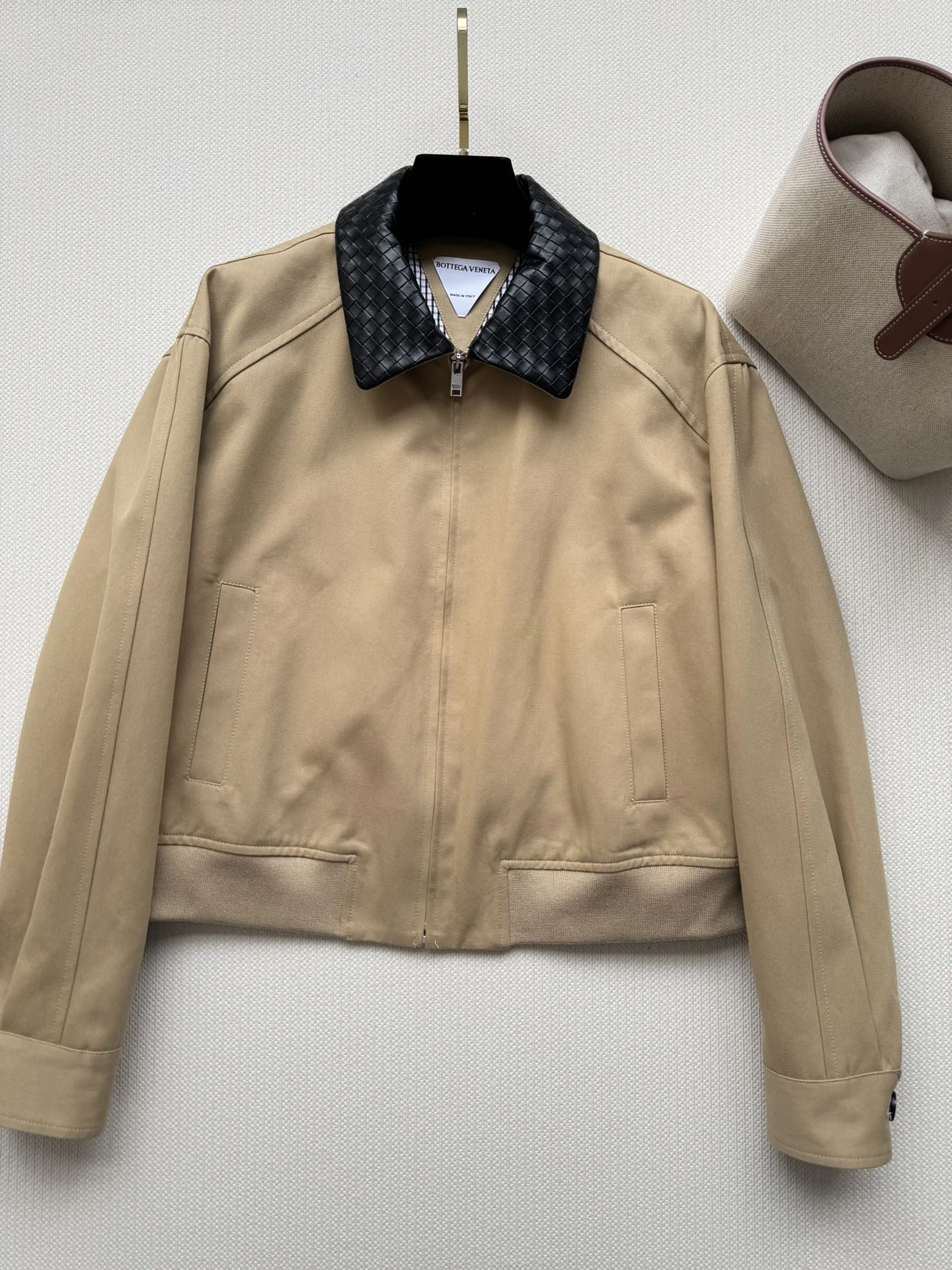 BOTTEGA VENETA Jackets Tan-Black S-L C35202609063029 - Image 3