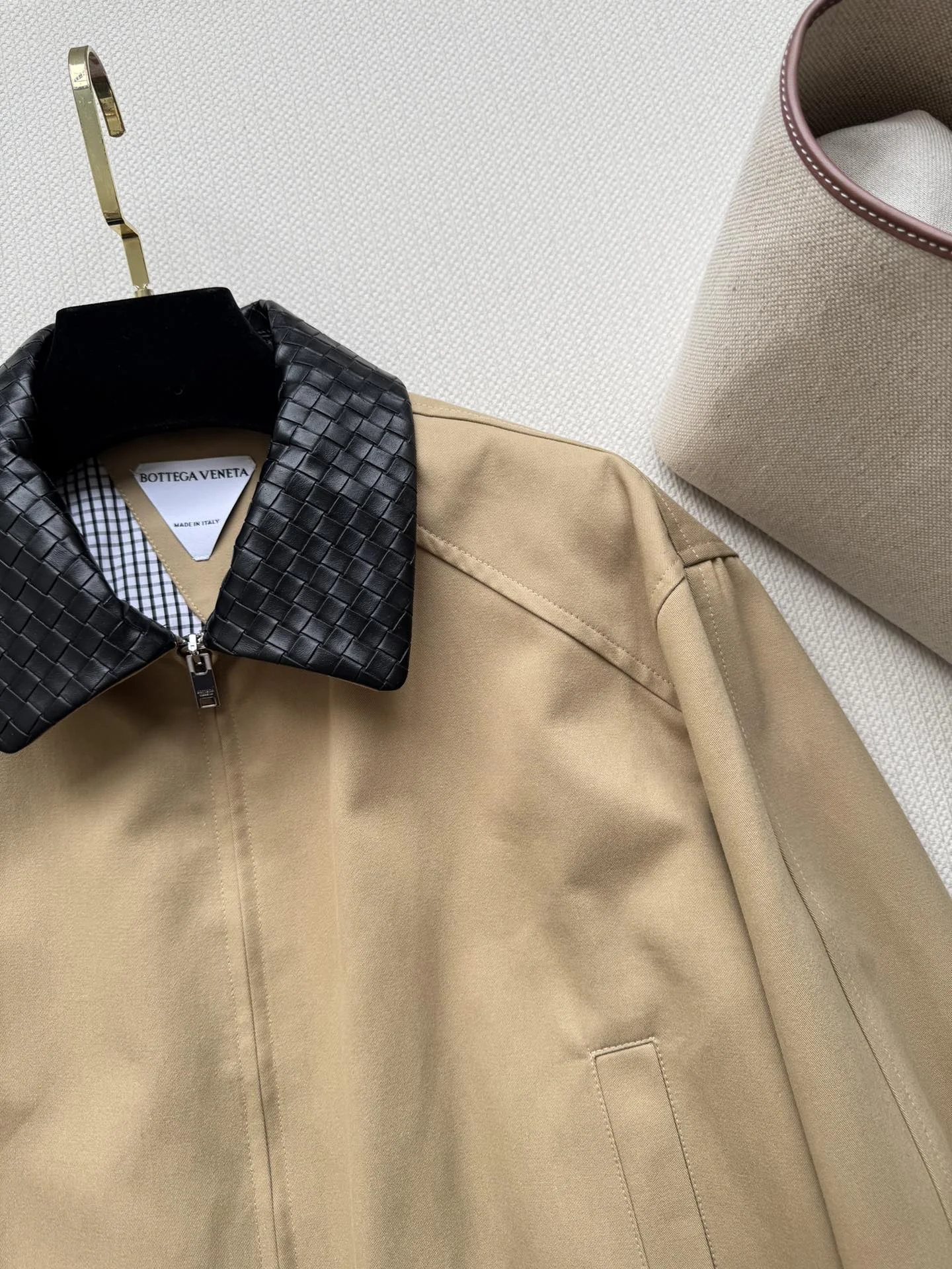 BOTTEGA VENETA Jackets Tan-Black S-L C35202609063029 - Image 4