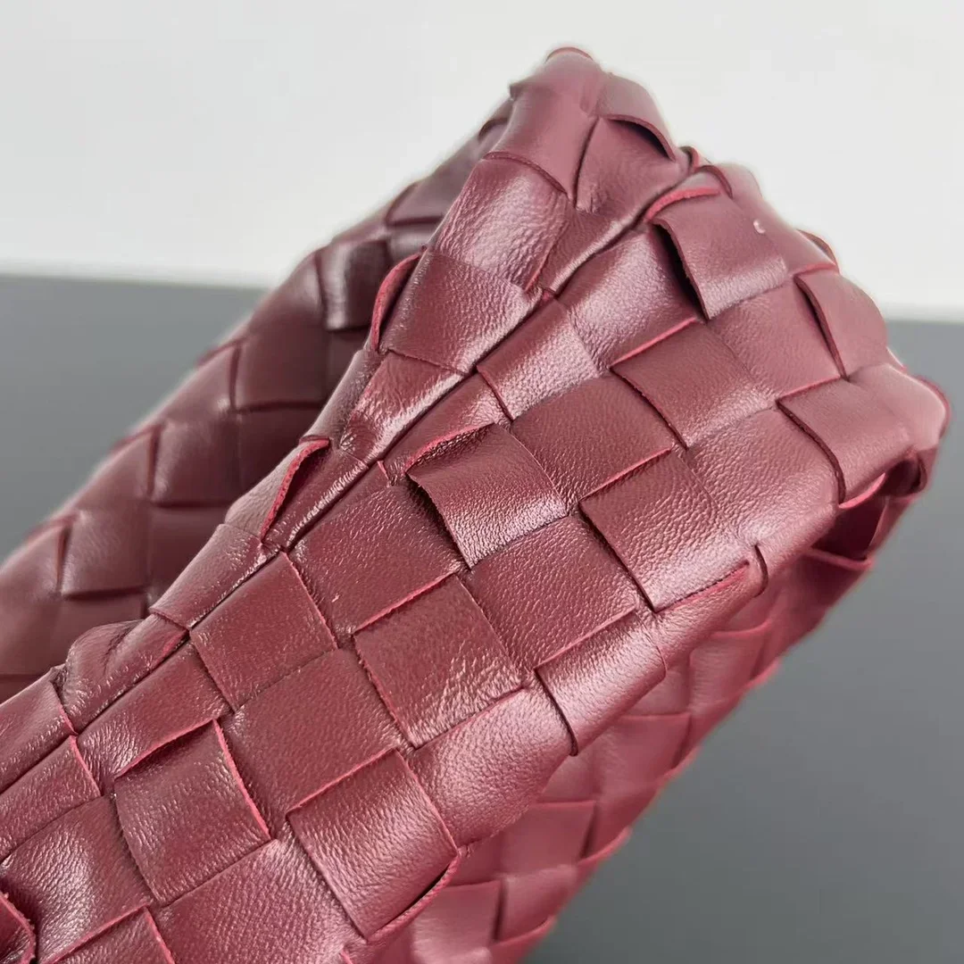 BOTTEGA VENETA Shoulder Bags Burgundy-Gold 23X28X8CM E60202609090125 - Image 3