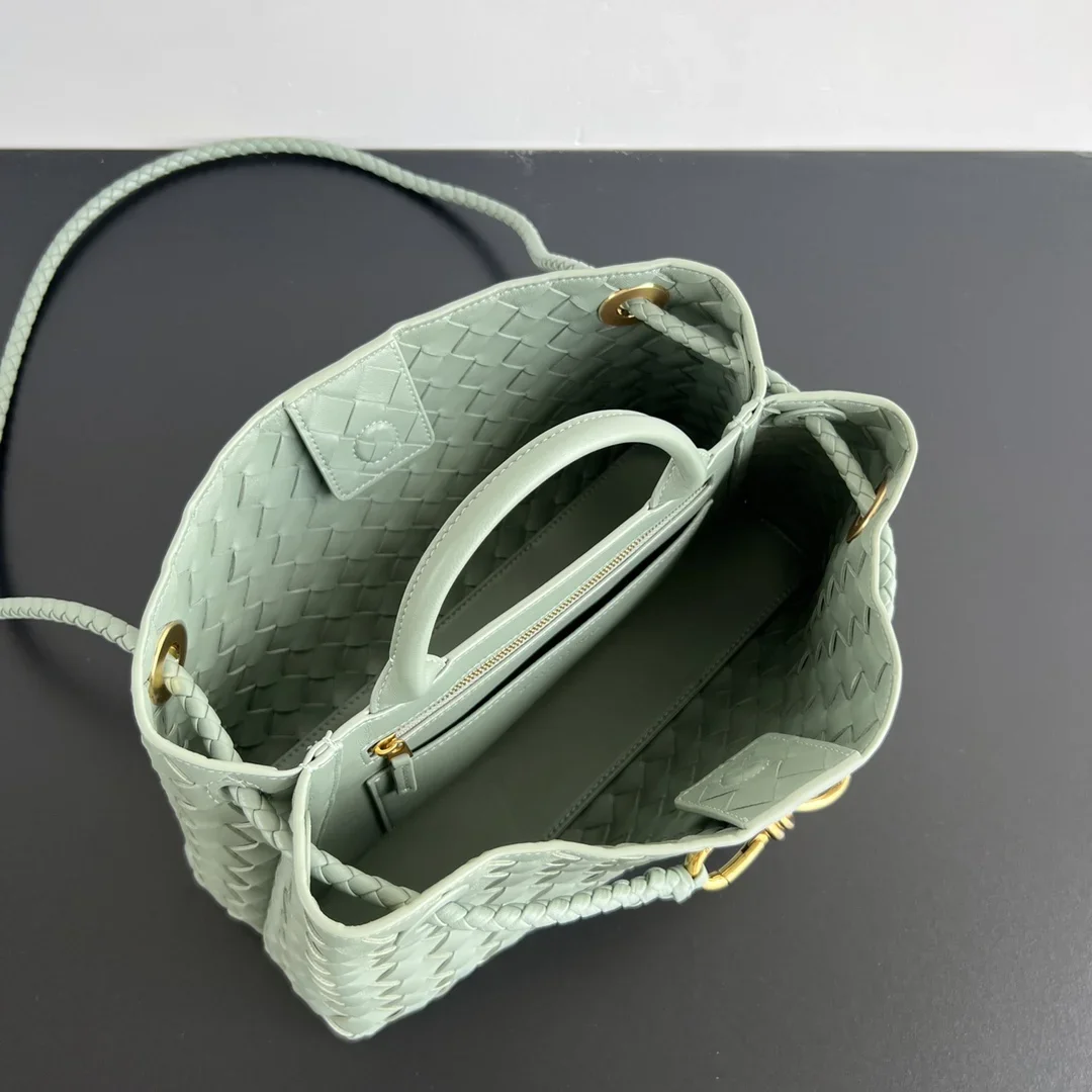 BOTTEGA VENETA Shoulder Bags Green-Gold 29X18X10CM I80202609090083 - Image 4