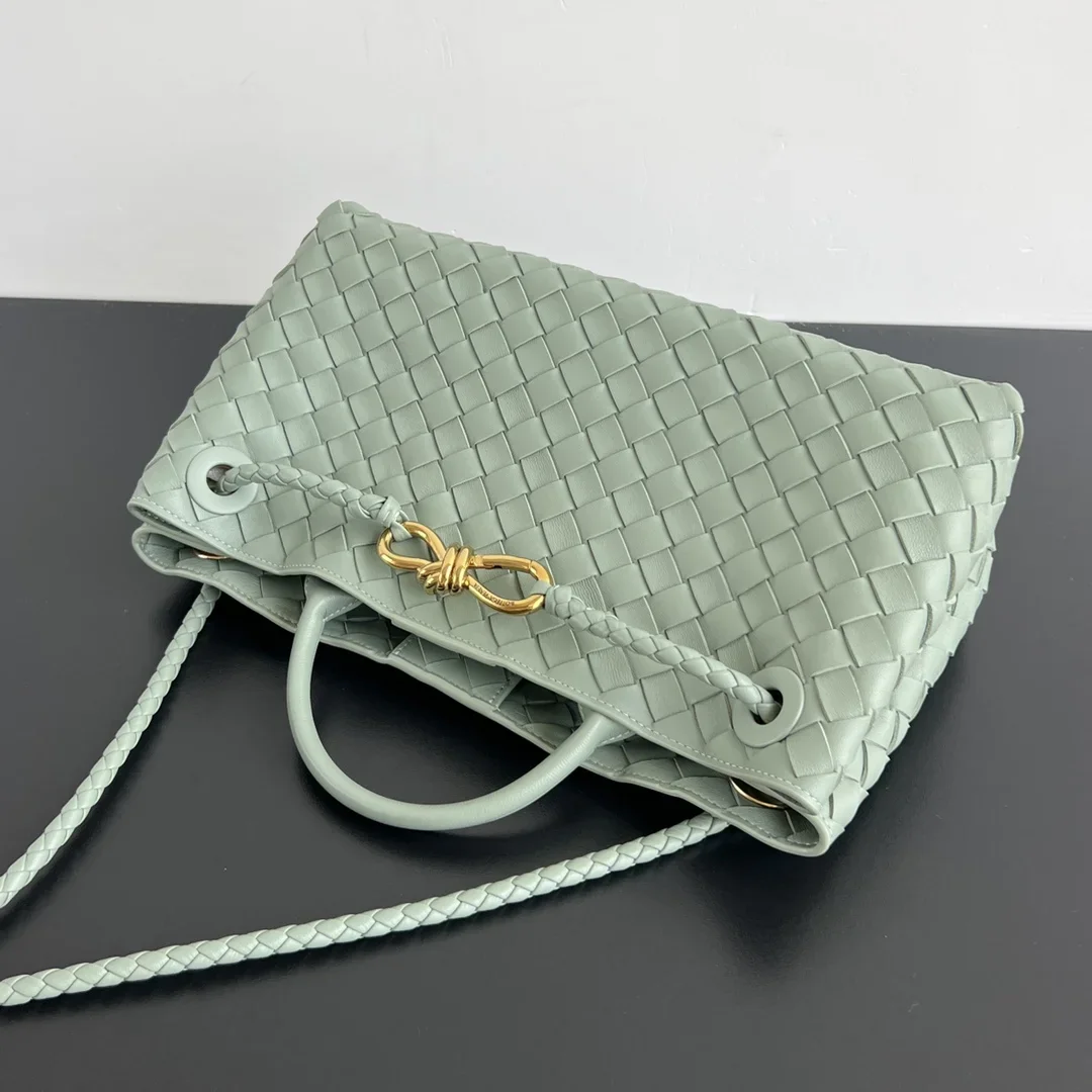 BOTTEGA VENETA Shoulder Bags Green-Gold 29X18X10CM I80202609090083 - Image 5