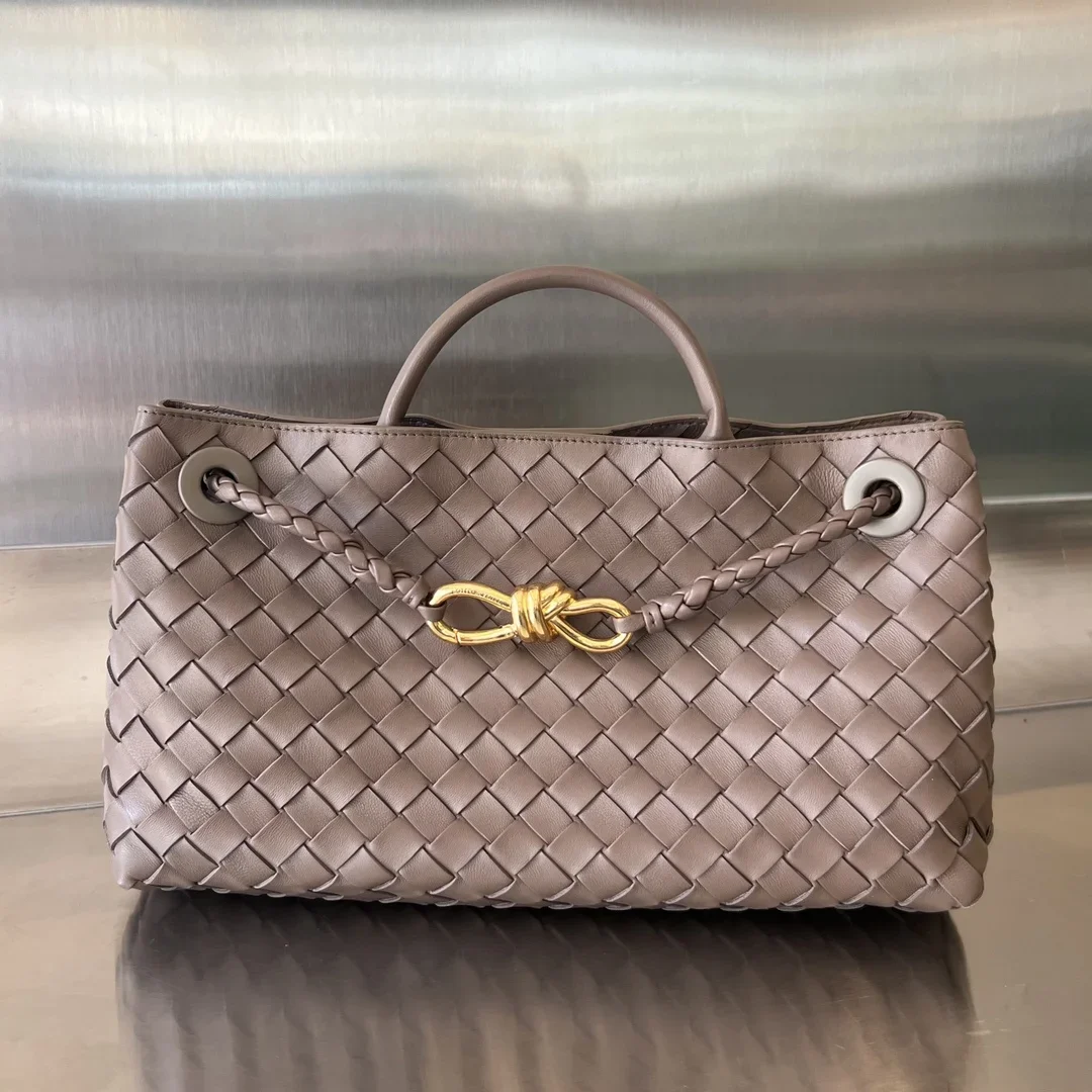BOTTEGA VENETA Shoulder Bags Nappa Lambskin Taupe-Gold 29X18X10CM I80202609090108