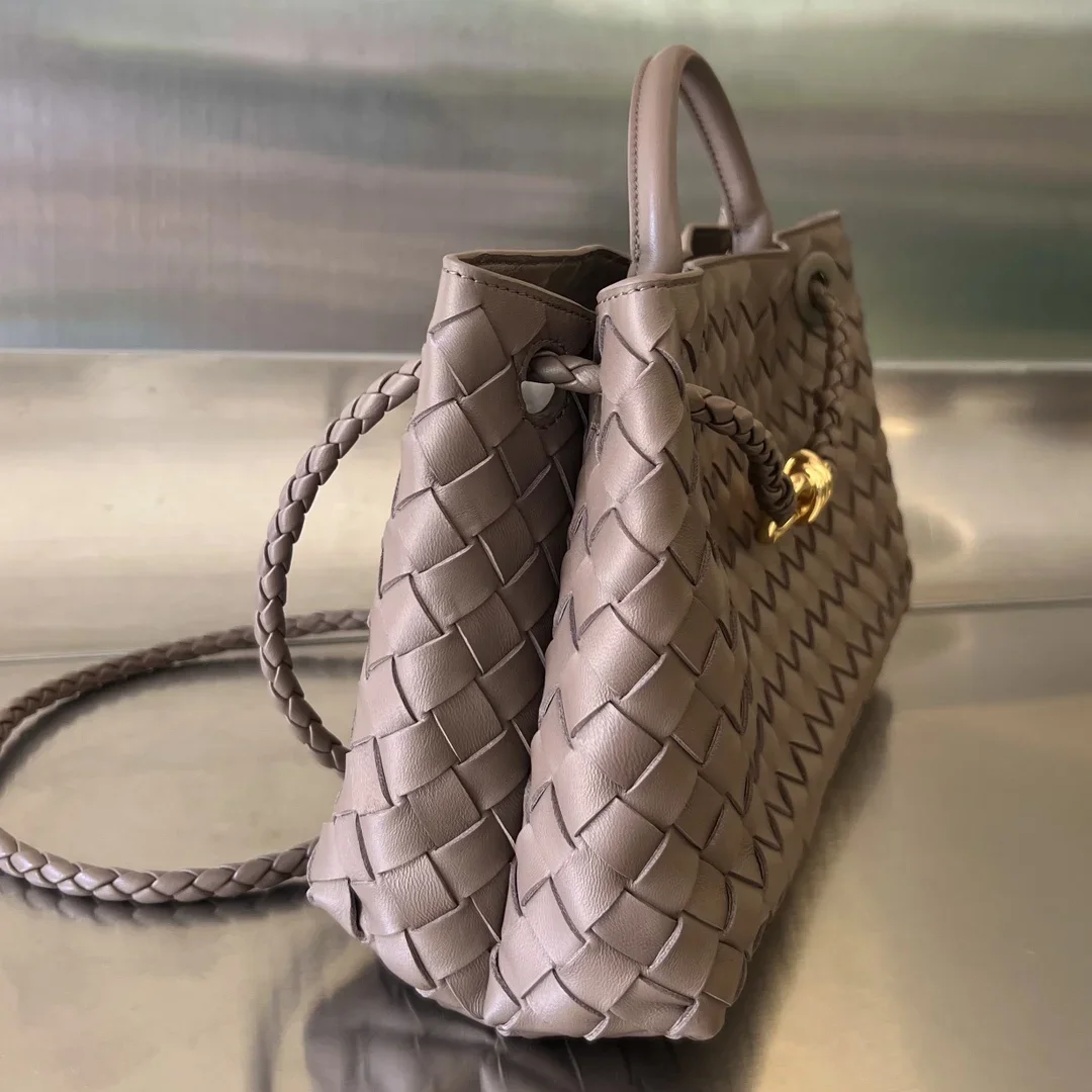 BOTTEGA VENETA Shoulder Bags Nappa Lambskin Taupe-Gold 29X18X10CM I80202609090108 - Image 2