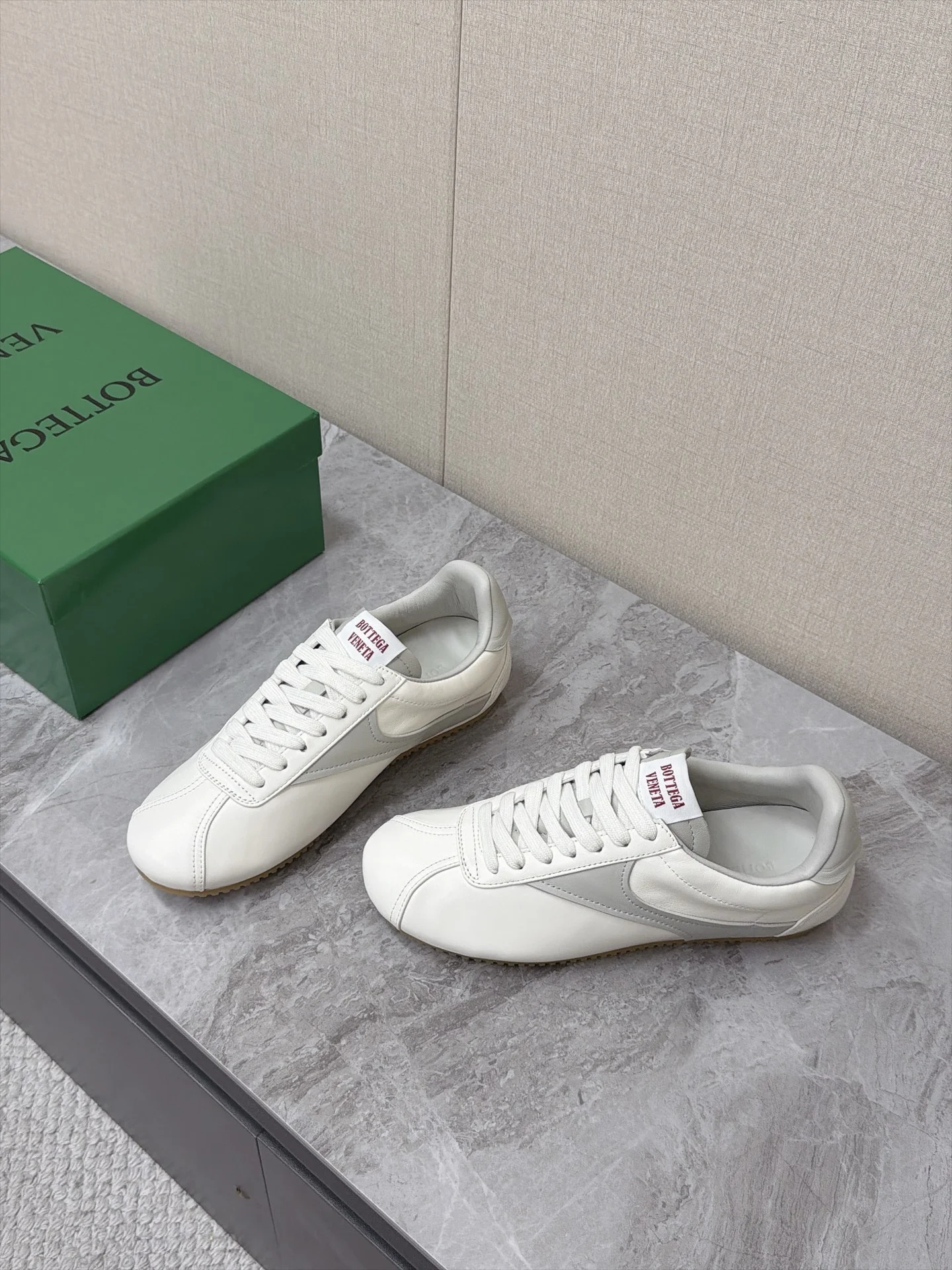 BOTTEGA VENETA Sneakers Leather Rubber White-Gray EU35-45 B80202609111383 - Image 2