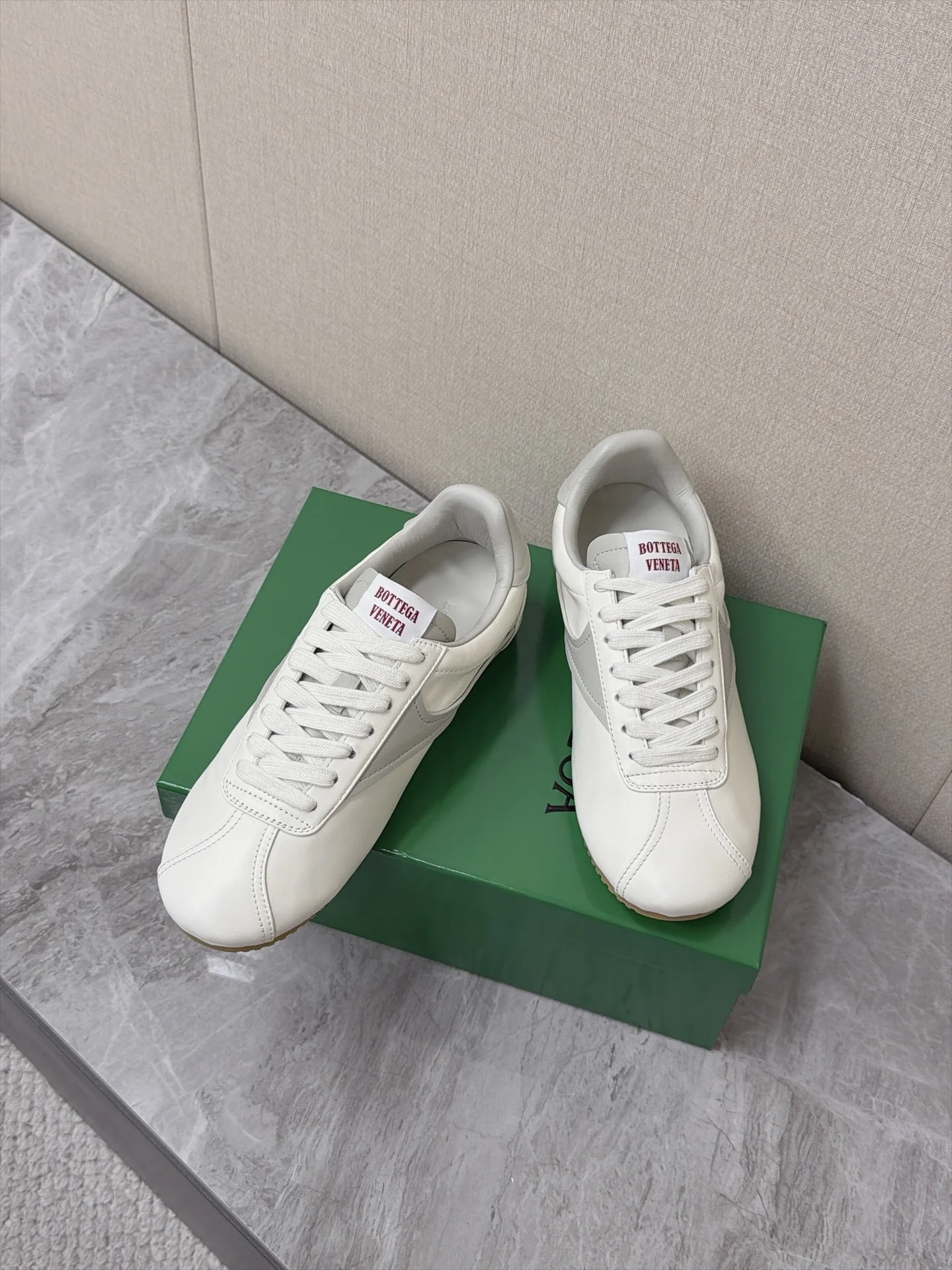BOTTEGA VENETA Sneakers Leather Rubber White-Gray EU35-45 B80202609111383 - Image 5