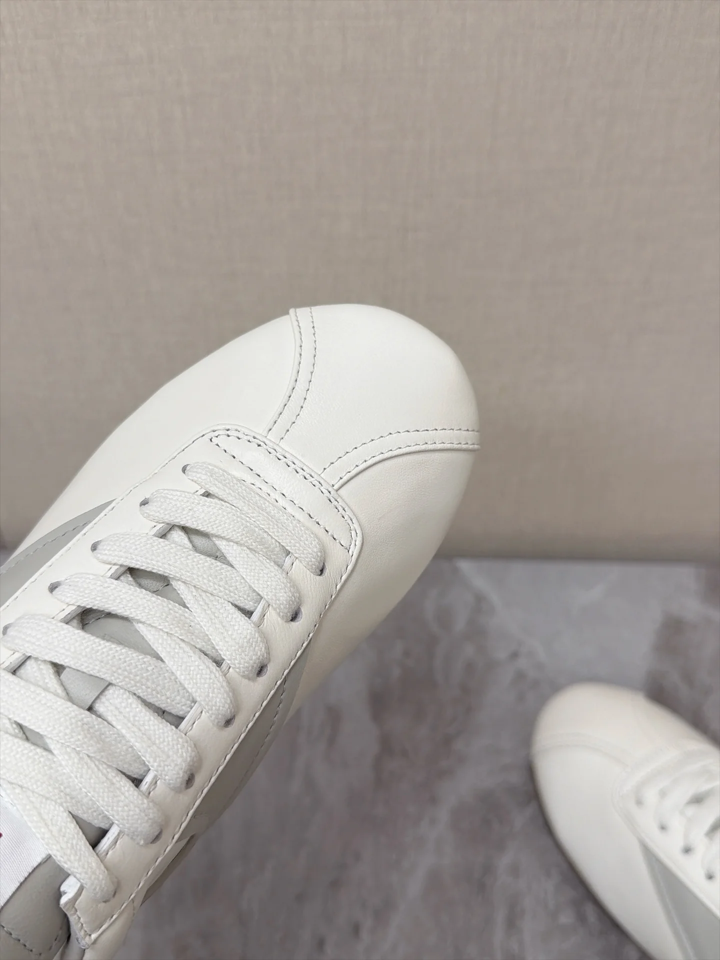 BOTTEGA VENETA Sneakers Leather Rubber White-Gray EU35-45 B80202609111383 - Image 6