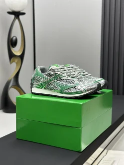 Alternative view of BOTTEGA VENETA Sneakers Mesh and Rubber Green-Silver EU35-47 B40202609111964