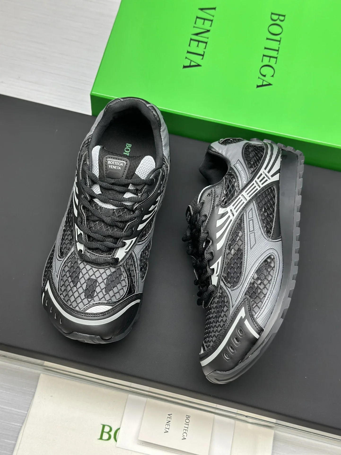BOTTEGA VENETA Sneakers Technical Mesh Black-Silver EU35-47 B40202609111961 - Image 8