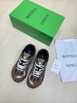 BOTTEGA VENETA Sneakers Technical Mesh Rubber Brown-White EU35-46 B40202609110790