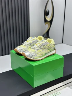 BOTTEGA VENETA Sneakers Technical Mesh Yellow-Silver EU35-47 B40202609111966
