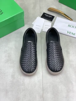 Alternative view of BOTTEGA VENETA Sneakers Woven Calf Leather Black EU39-44 C40202609110981