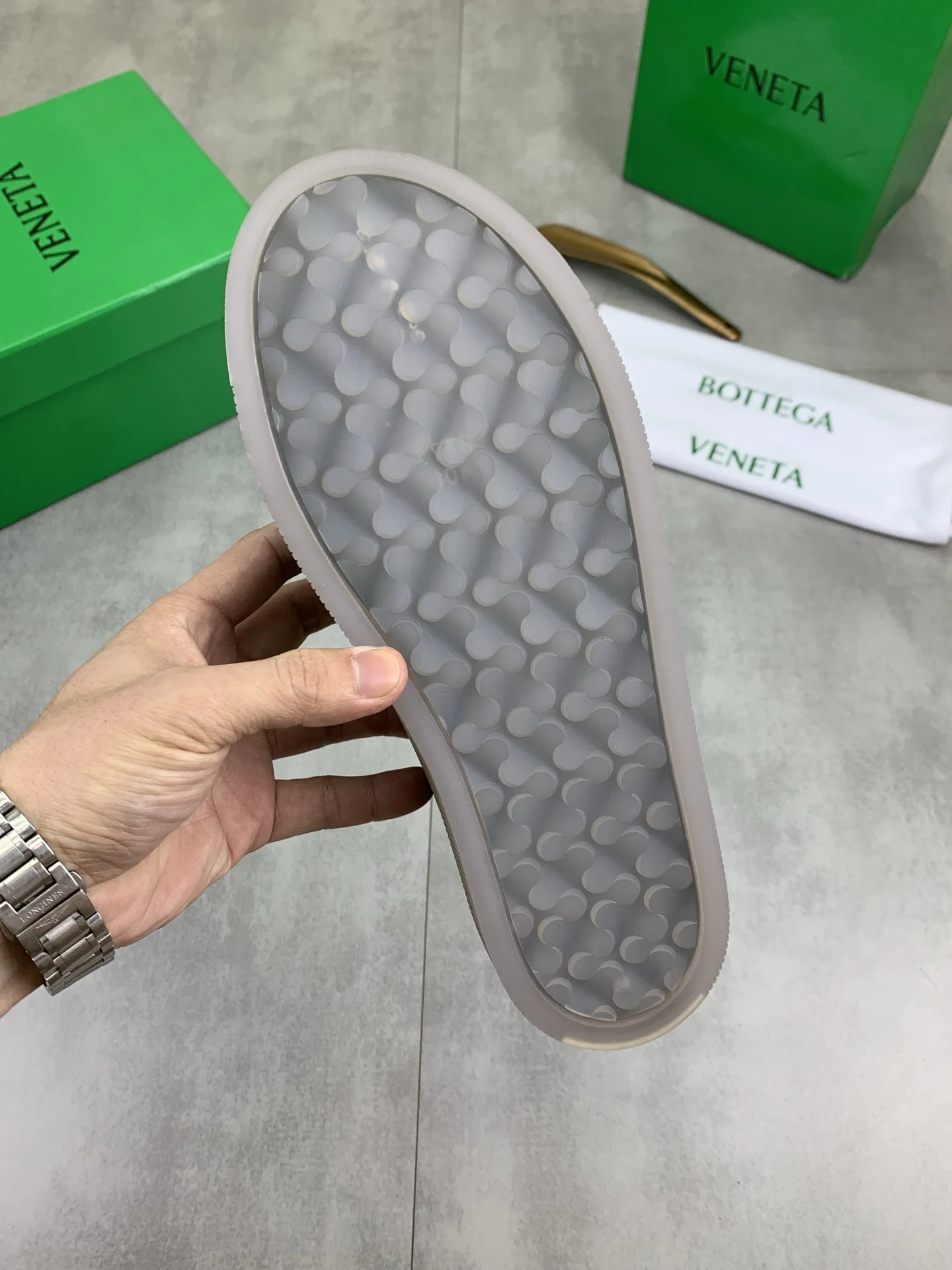 BOTTEGA VENETA Sneakers Woven Calf Leather Black EU39-44 C40202609110981 - Image 8