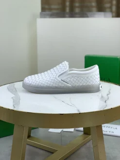 BOTTEGA VENETA Sneakers Woven Calf Leather White EU39-44 C40202609110982