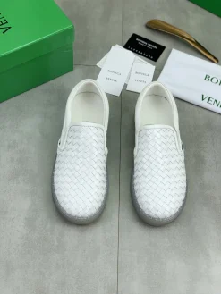 Alternative view of BOTTEGA VENETA Sneakers Woven Calf Leather White EU39-44 C40202609110982
