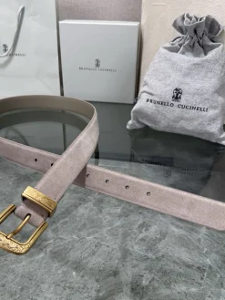 Alternative view of BRUNELLO CUCINELLI Belts Gray-Gold A80202609070575