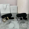 BRUNELLO CUCINELLI Belts Suede Leather Black-Gold A80202609070576