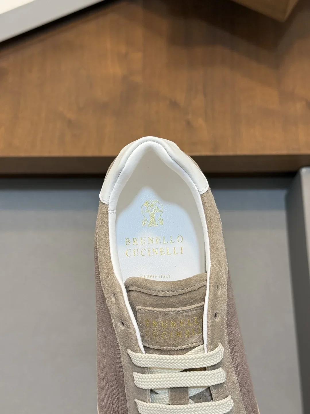 BRUNELLO CUCINELLI Formal Shoes Calfskin Leather Beige-White EU39-44 C20202609111967 - Image 6