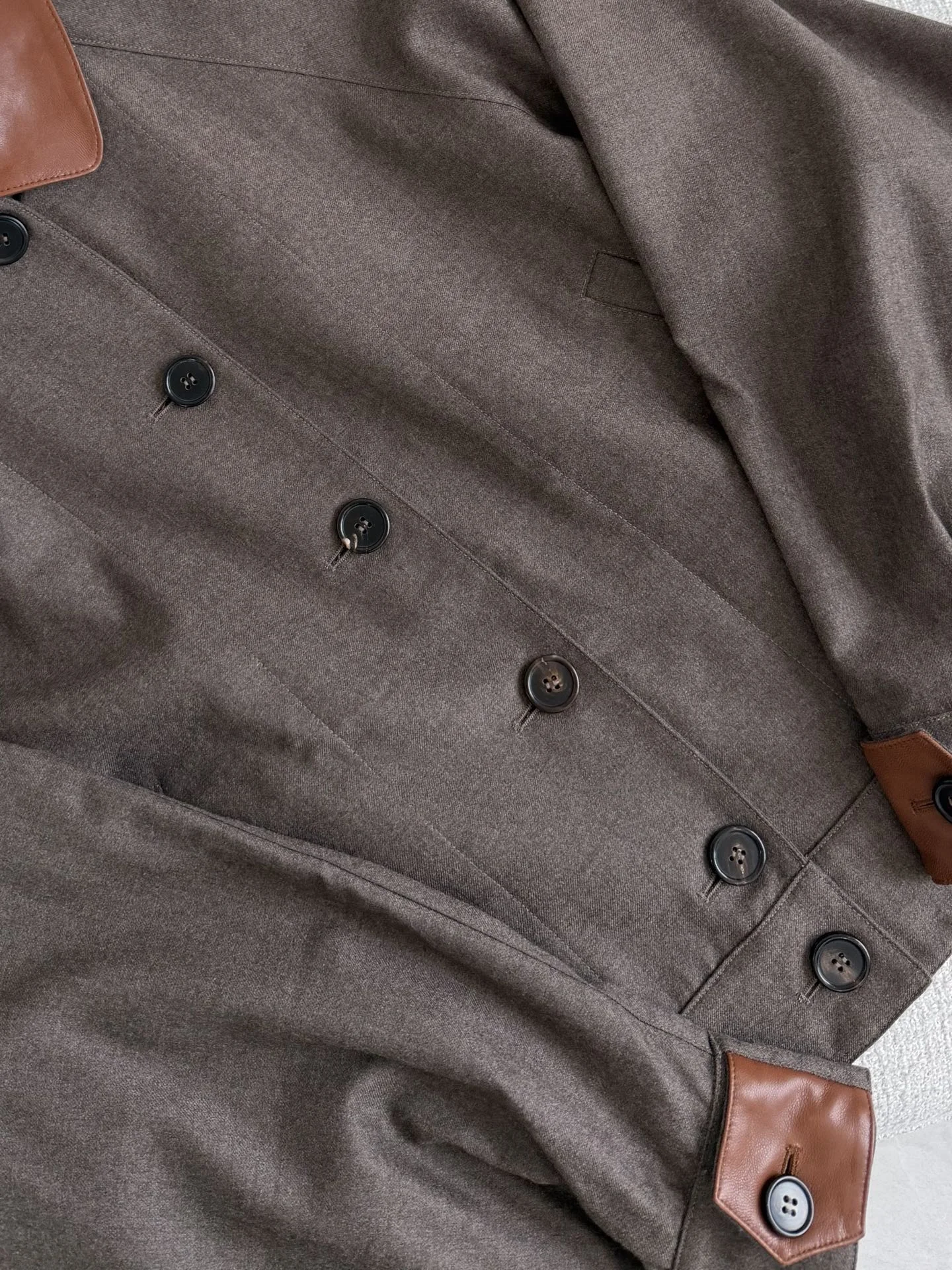 BRUNELLO CUCINELLI Jackets Leather Brown S-L E95202609063090 - Image 5