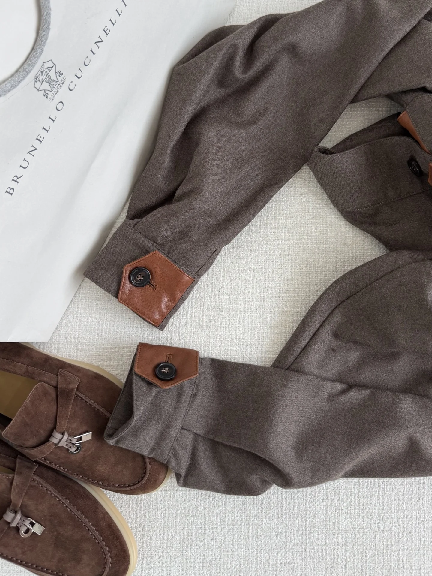 BRUNELLO CUCINELLI Jackets Leather Brown S-L E95202609063090 - Image 7