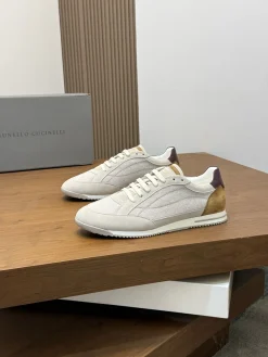 Alternative view of BRUNELLO CUCINELLI Sneakers Beige-Brown C20202609111970