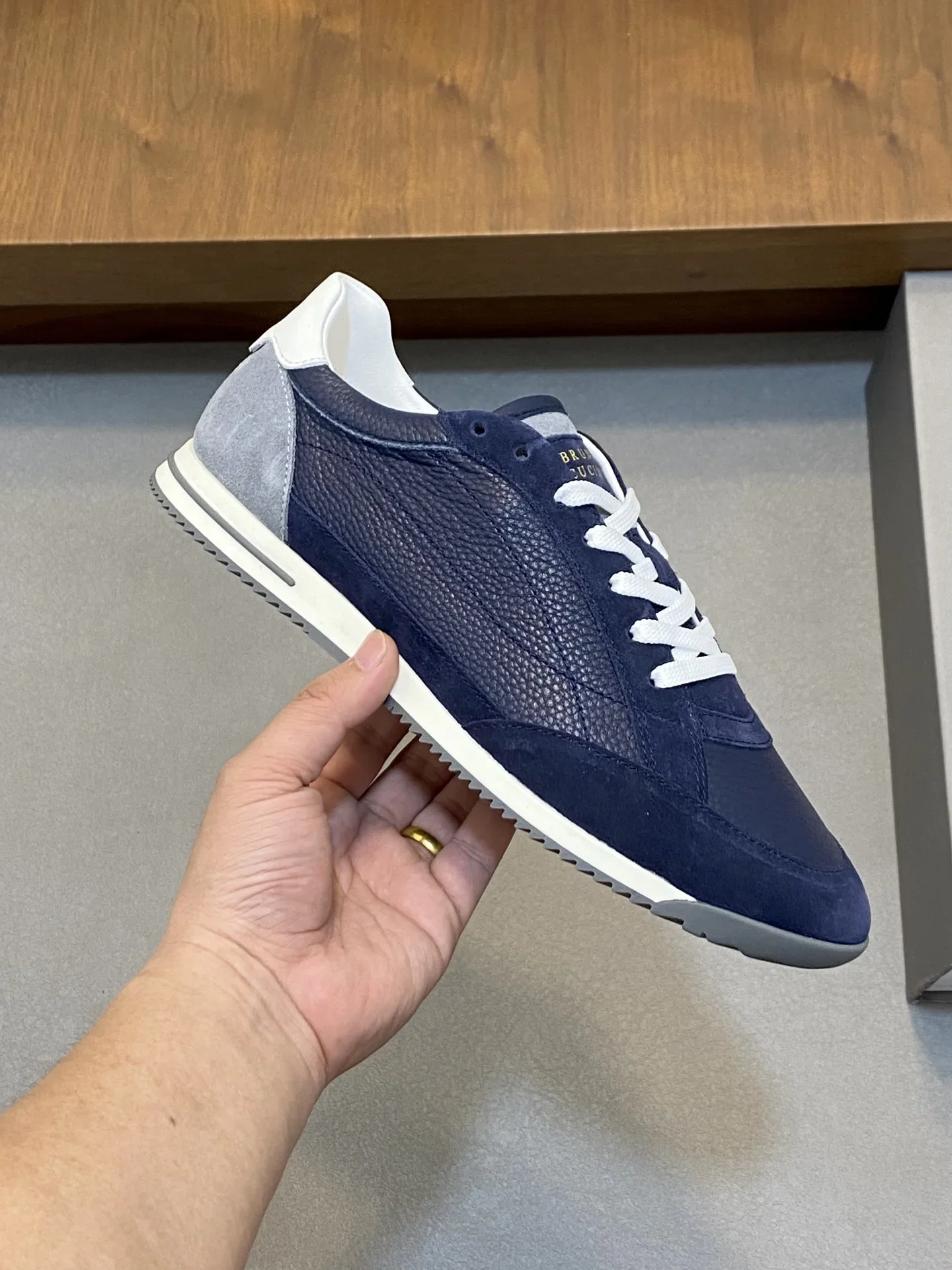 BRUNELLO CUCINELLI Sneakers Blue-White C10202609111978 - Image 3