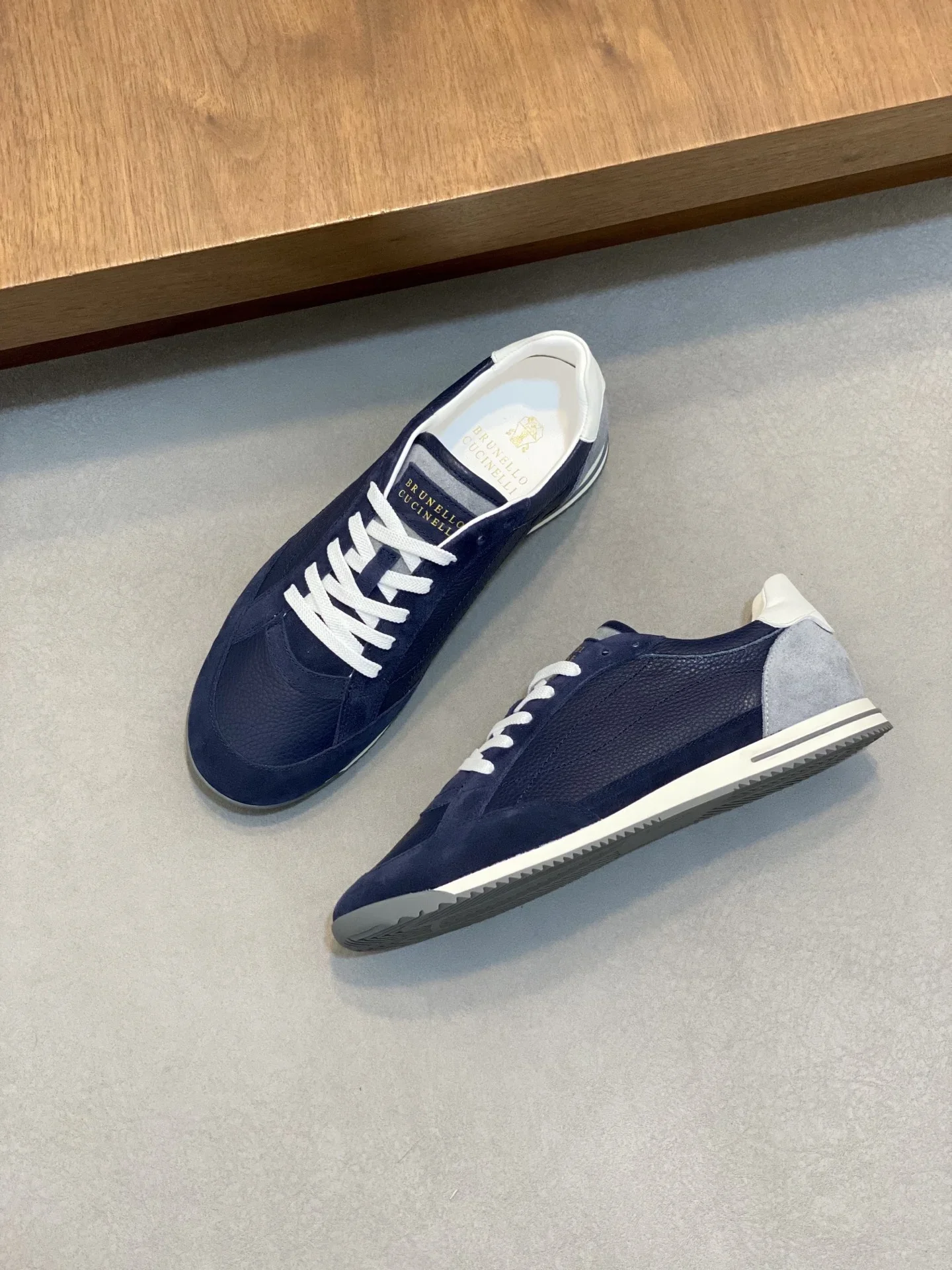 BRUNELLO CUCINELLI Sneakers Blue-White C10202609111978 - Image 4