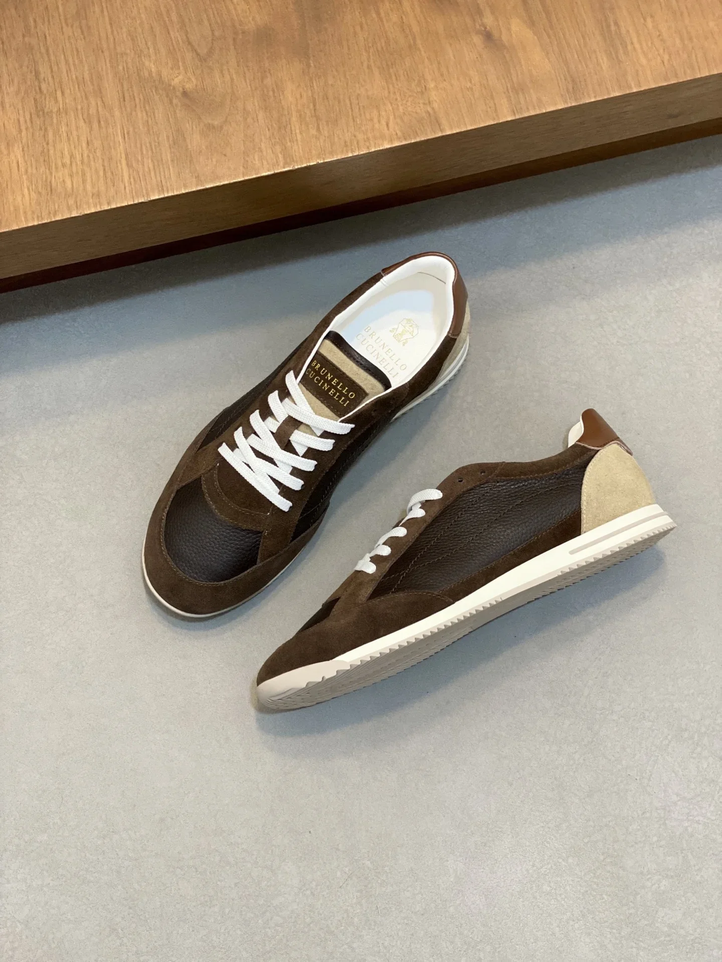 BRUNELLO CUCINELLI Sneakers Brown-Black C10202609111974 - Image 4