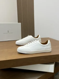 Alternative view of BRUNELLO CUCINELLI Sneakers Cashmere Suede White EU39-44 C70202609111983