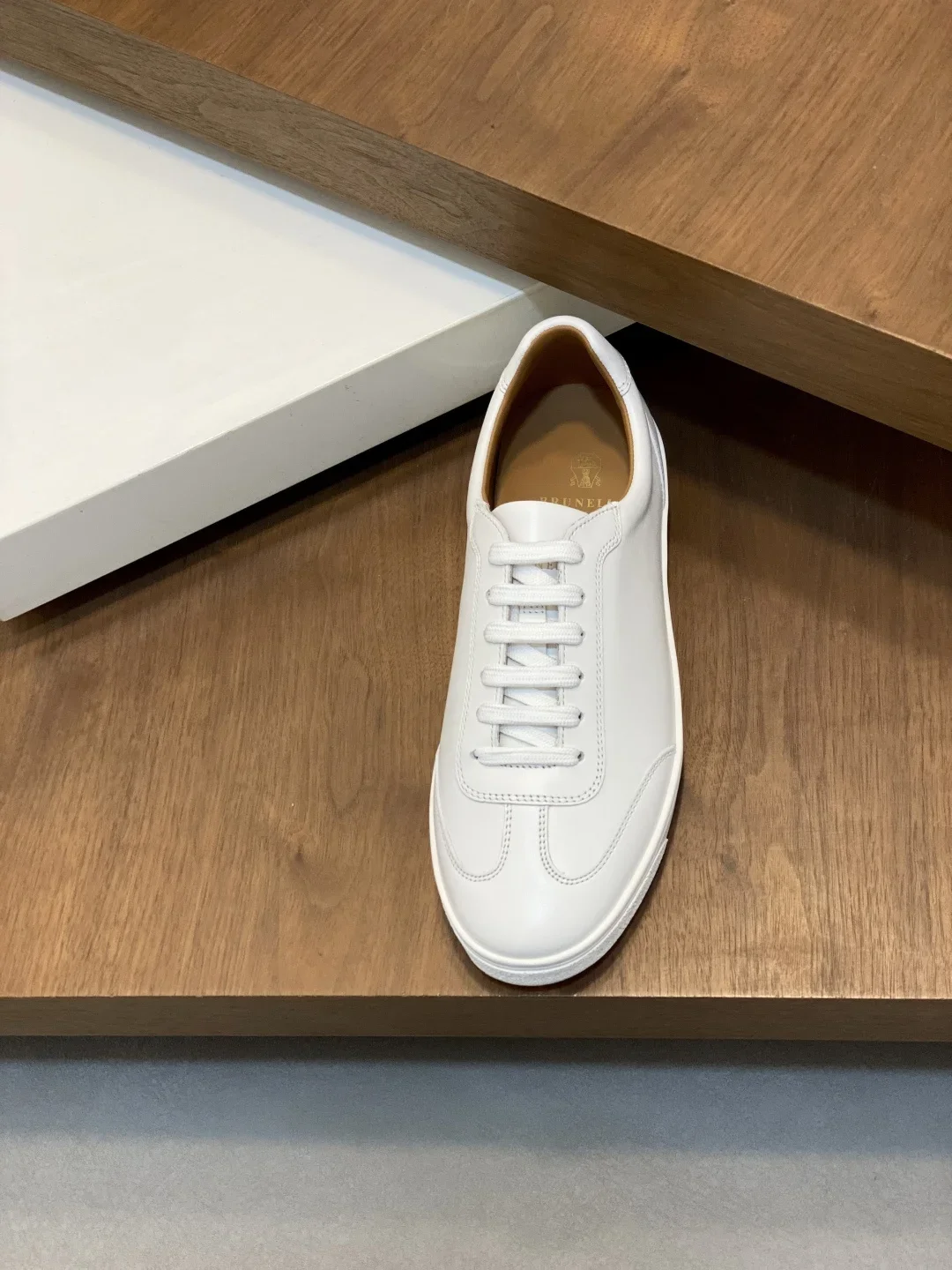 BRUNELLO CUCINELLI Sneakers Cashmere Suede White EU39-44 C70202609111983 - Image 5