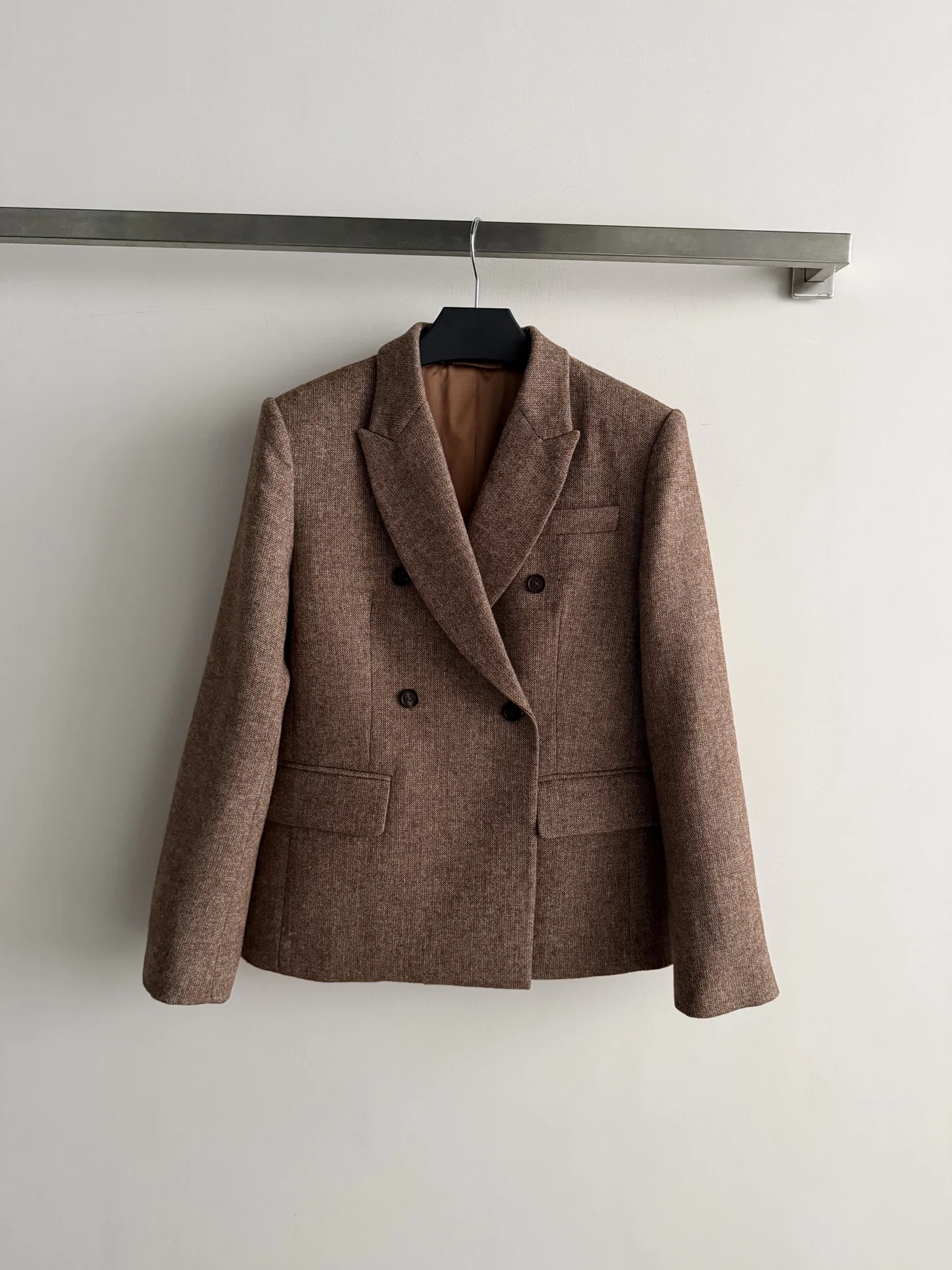 BRUNELLO CUCINELLI Suits Wool Brown-Beige S-L E05202609060434 - Image 2