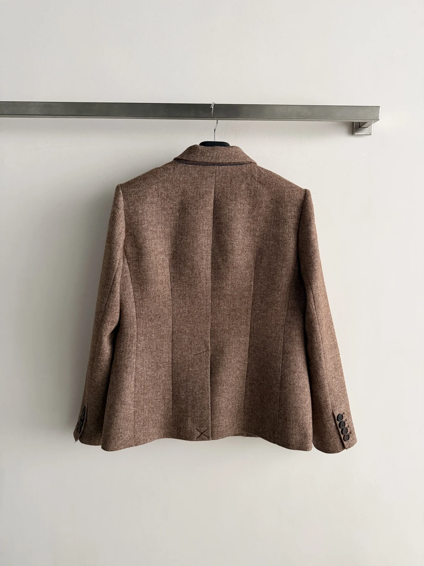 BRUNELLO CUCINELLI Suits Wool Brown-Beige S-L E05202609060434 - Image 3