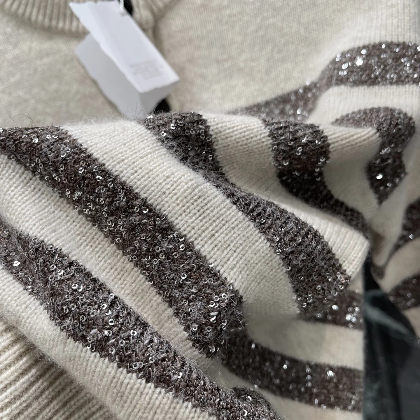 BRUNELLO CUCINELLI Sweaters Beige-Navy S-L C30202609061645 - Image 8