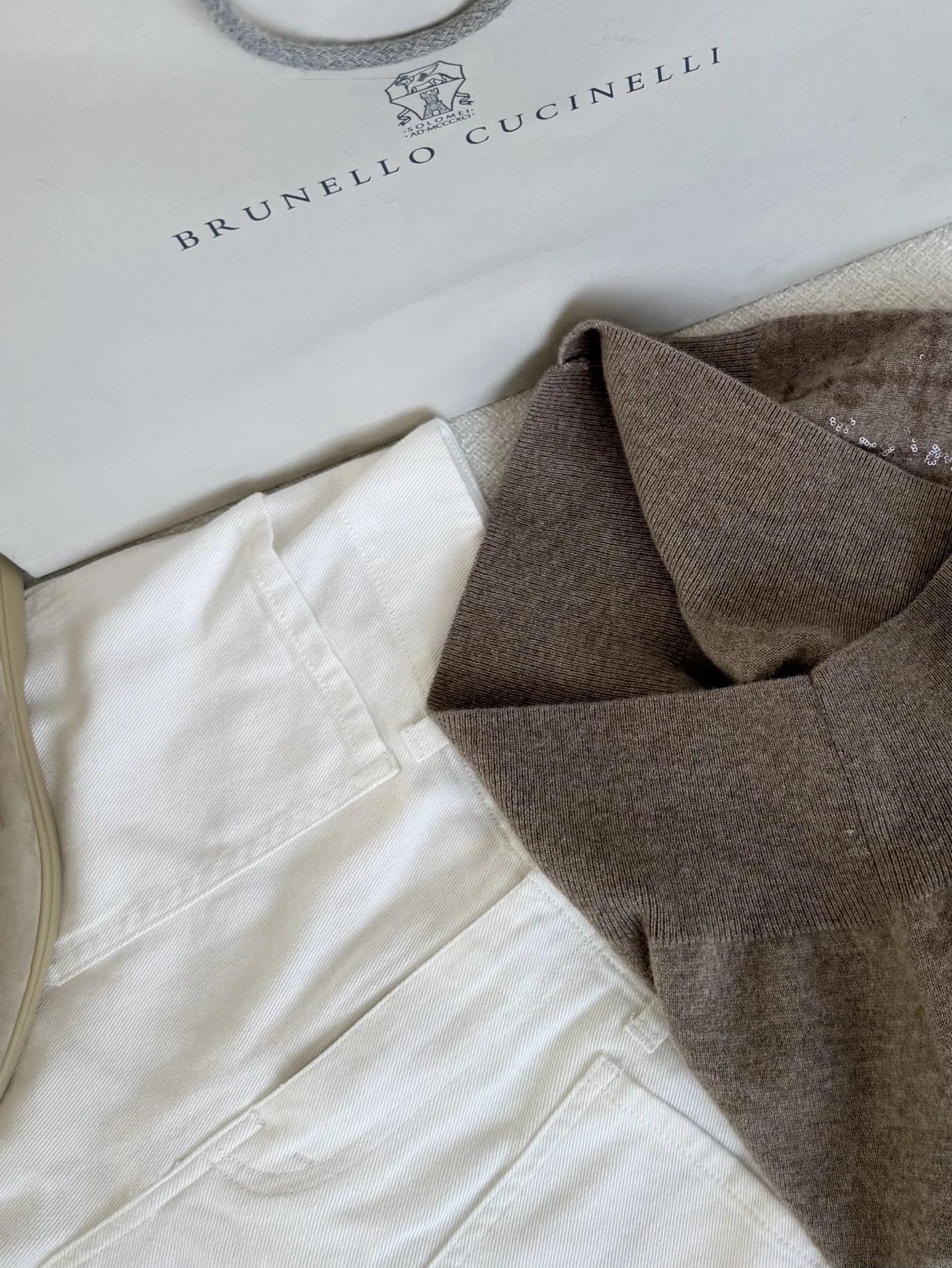 BRUNELLO CUCINELLI Sweaters Brown-Silver S-L C55202609061556 - Image 8