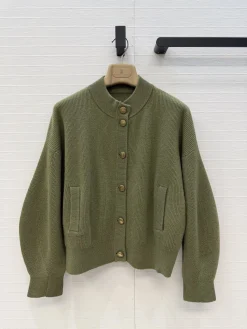 BRUNELLO CUCINELLI Sweaters Cashmere Green-Gold S-L D10202609062700