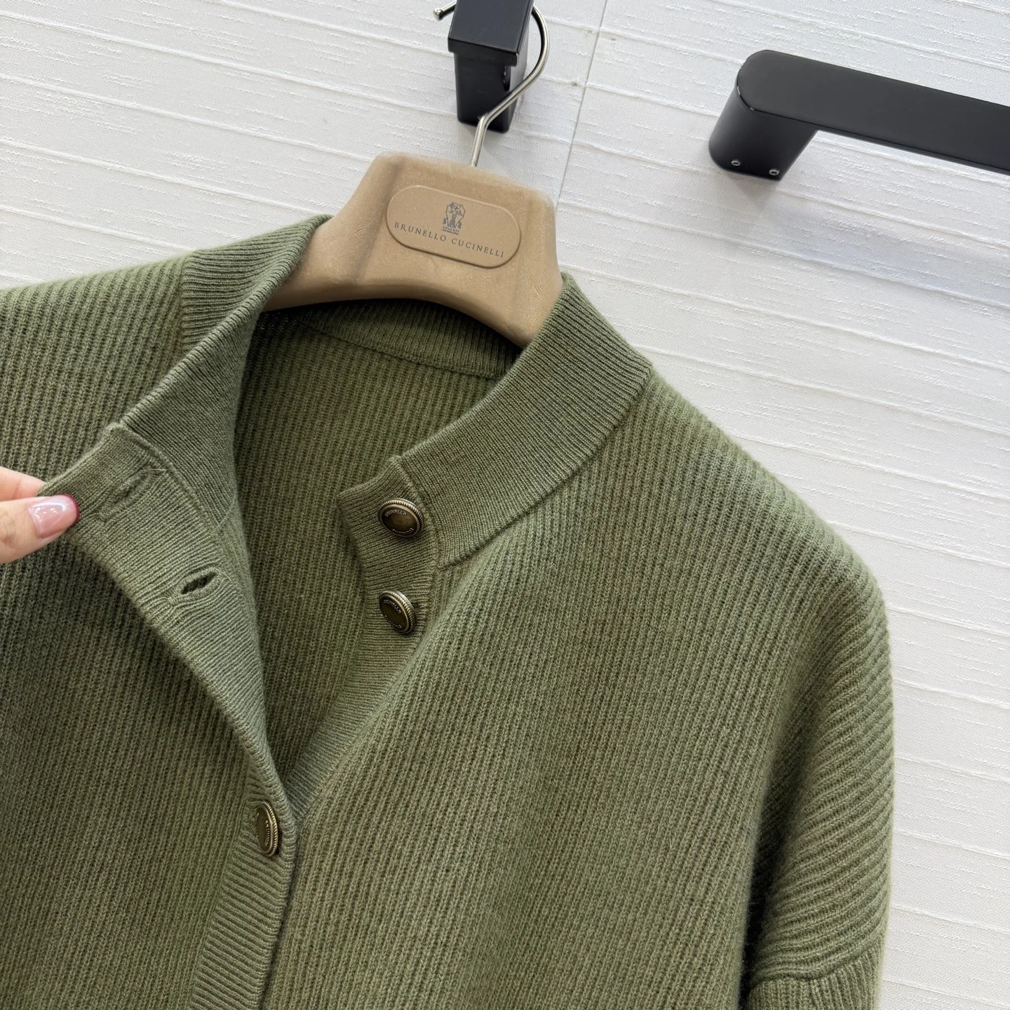 BRUNELLO CUCINELLI Sweaters Cashmere Green-Gold S-L D10202609062700 - Image 4