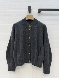 BRUNELLO CUCINELLI Sweaters Cashmere Grey-Gold S-L D10202609062699