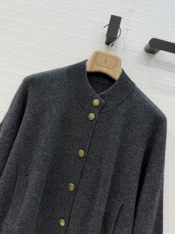 Alternative view of BRUNELLO CUCINELLI Sweaters Cashmere Grey-Gold S-L D10202609062699
