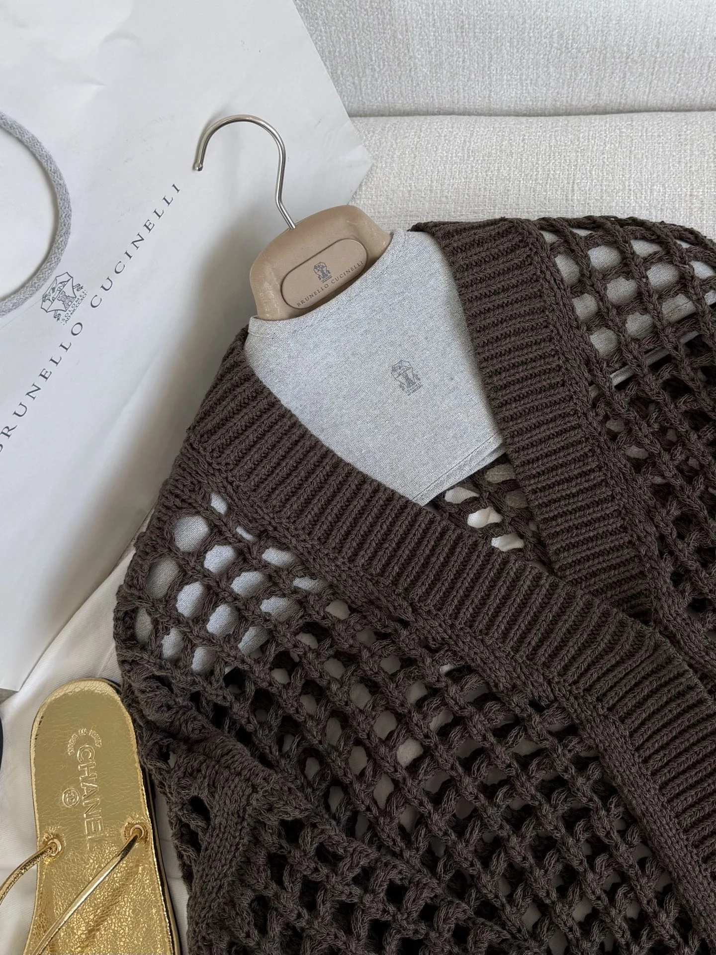 BRUNELLO CUCINELLI Sweaters Knit Brown S-L C05202609061546 - Image 2
