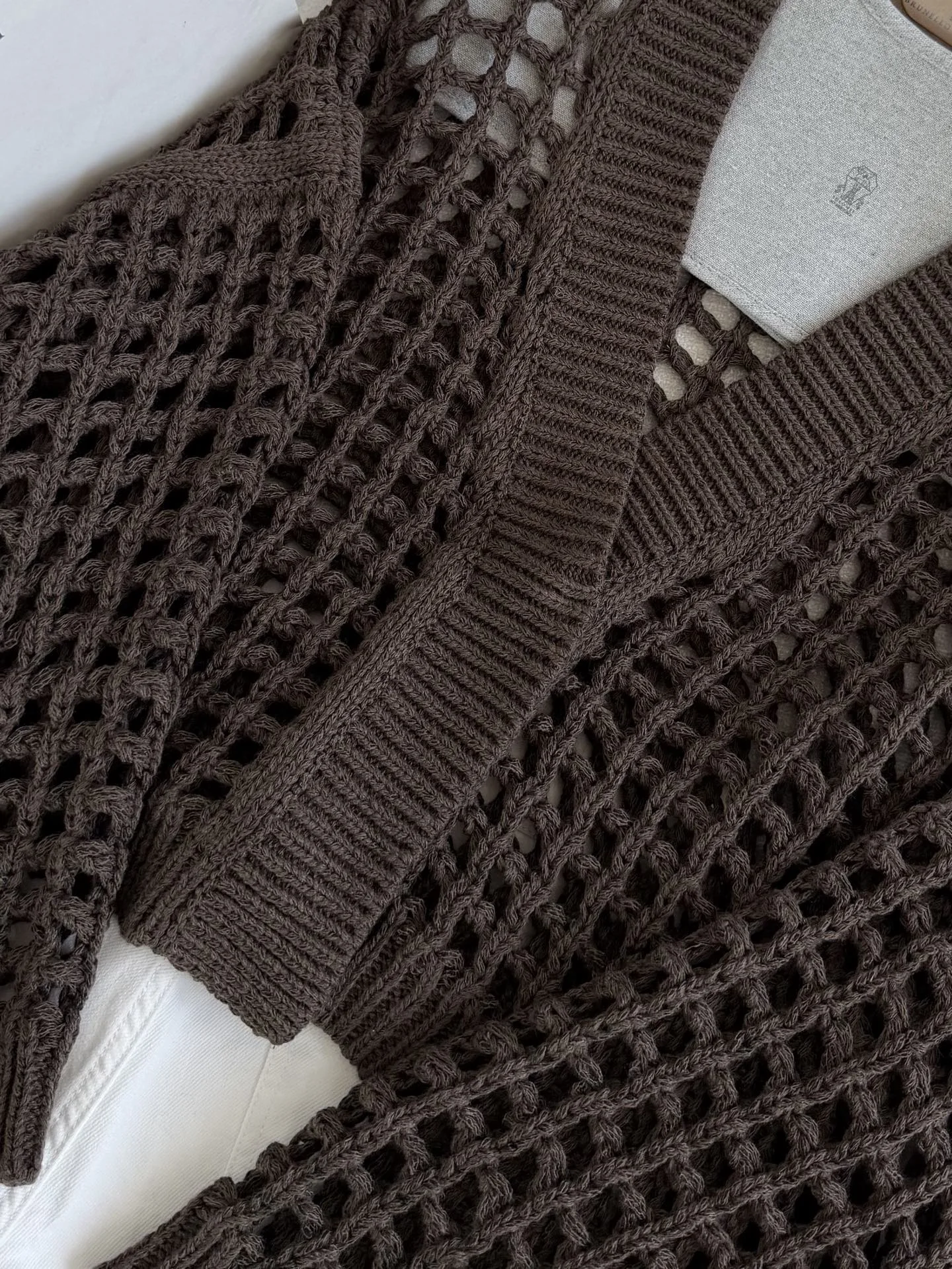 BRUNELLO CUCINELLI Sweaters Knit Brown S-L C05202609061546 - Image 4