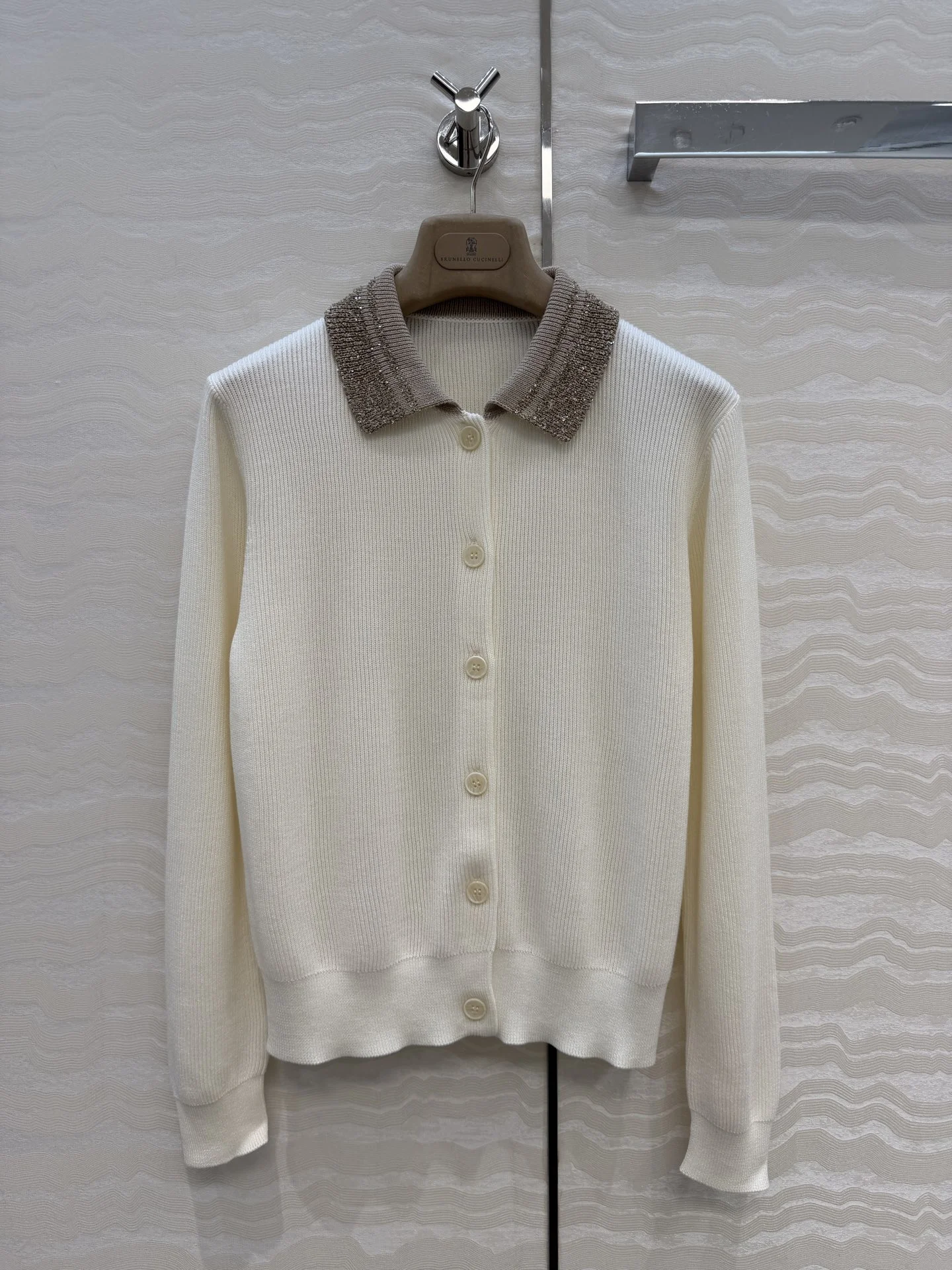 BRUNELLO CUCINELLI Sweaters Linen Cotton Cream-Gold S-L B50202609062725